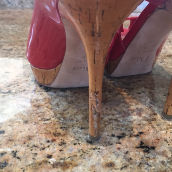 Dior Red Patent Leather High Heels - Picture 7 of 8